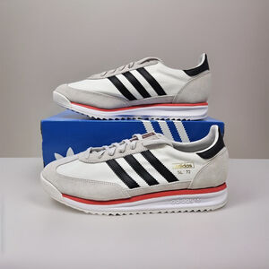 Adidas SL72 RS 'White Black Red' Classic Sneakers / JS0746 / Men’s Size 12